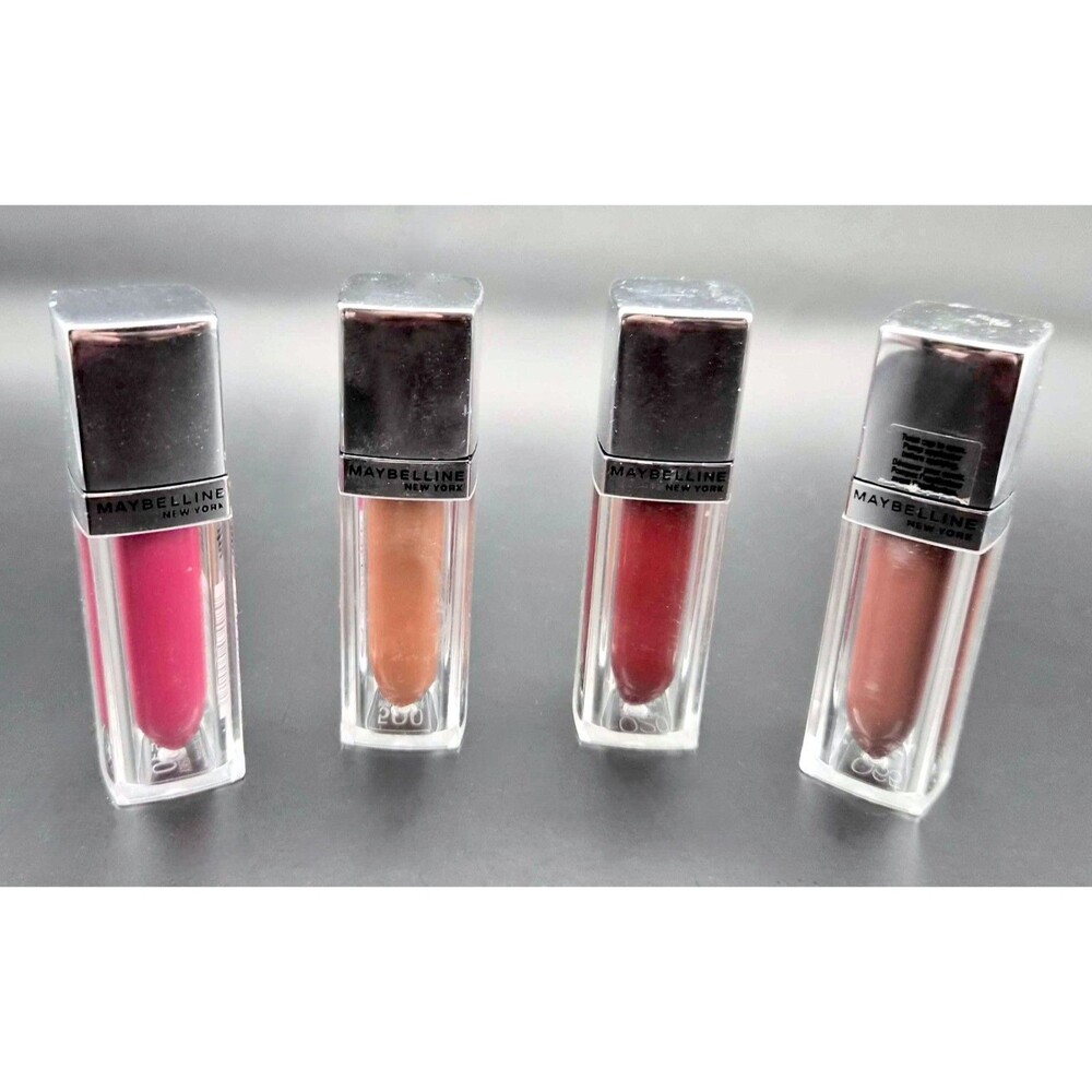 Mixed Lot Of 4 Maybelline New York Lip Colors All Brand New READ